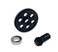 KLHYTGFA Engrenage différentiel en Acier 50 Dents for MJX Hyper Go 1/14 14210 14301 14303 for 1/16 16207 16208 H16 H16PL H16DR