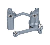 KLHYTGFA Ensemble d'économie de servomoteur de manivelle de Direction et de Lien de traînée en Aluminium for Trax - xas BL-2S Slash 4x4 4WD, pièces de Mise à Niveau(Titanium)