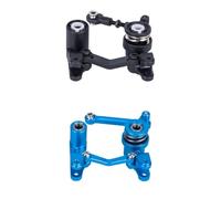 KLHYTGFA Ensemble d'économie de servomoteur de manivelle de Direction et de Lien de traînée en Aluminium for Trax - xas BL-2S Slash 4x4 4WD, pièces de Mise à Niveau(Blau)