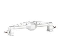 KLHYTGFA Ensemble d'essieux portiques déportés en Aluminium 7075 usiné avec Support de servo BTA for châssis H10 Optic Capra de Crawler RC 1/10(Silver Rear Axle)