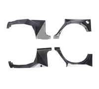 KLHYTGFA for Ms-6103 Ms Topfire 1:10 1/10 Scale Jk Wrangler SEMA Fender Flares ABS Material Grill Rc Carros