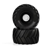 KLHYTGFA for pneus de Camion Monstre Rc adaptés aux camions Monstres télécommandés Trax - xas, Axial, Hpi 1/8, compatibles(Zwart)