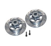 KLHYTGFA for RBX10 Ryft 1/10 RC Simulation électrique Tout-Terrain sans balais modèle de Voiture en métal Type de Frein à Disque Adaptateur Hexagonal AXI232045(Light Grey)