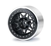 KLHYTGFA Jantes de Roue en Alliage métallique Beadlock de 2.9 Pouces, for Axial SCX6 AXI05000 Wrangler AXI05001 Trail Honcho 1/6 RC, pièces de Mise à Niveau de Voiture(Type)