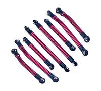 KLHYTGFA Jeu de maillons réglables en Aluminium à dégagement élevé for Trax-XAS 1/18 TRX4M K10 High Trail(Rot)
