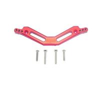 KLHYTGFA Plaque de Support de Tour de Choc arrière en métal, for ARR-MA 1/8 Typhon 1/10 Granit Big Rock Crew Senton KRATON OUTCAS 4X4 3S AR320399(Rot)