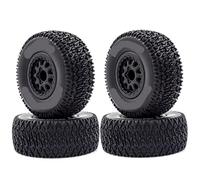 KLHYTGFA Pneus de Camion de Course Courte, 4 pièces, 112mm, for Slash Arrma Senton 727 Vkar 10sc Hpi Rc, Roue avec hexagone de 12mm, 1/10(A 4pcs)
