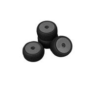 KLHYTGFA Roues de pneus pré-collées, 4 pièces, for Pneu 1/28 Losi Micro-t LOS-1392T1 LOS-1392T2 LOS-1392, moyeu Hexagonal fermé de 7mm, pièce de Mise à Niveau(Light Grey)