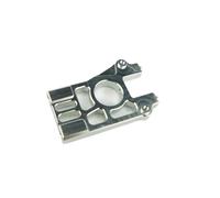 KLHYTGFA Support de différentiel Central Gauche/Droite en Alliage d'aluminium for Losi 5ive T 5T Rofun Rovan LT KM X2 (échelle 1/5)(Right Silver)
