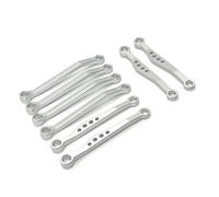 KLHYTGFA Tiges de Traction Fixes Avant et arrière, Kit de pièces de Mise à Niveau en métal for WPL 1/16 C64 Toyota Hairakkusu, modèle rc, Voiture sur chenilles, Camion truggy(Army Green)