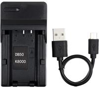 KLIC-8000 USB Chargeur pour Kodak EasyShare Z1012 is, Z1015 is, Z1085 is, Z1485 is, Z612, Z712 is, Z812 is Zoom, Z8612 is, Z885, Zx1 Caméra et Plus