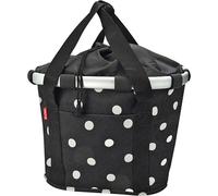 KLICKfix 0303DO Sac de ville Reisenthel Bikebasket dots, 35x28x26cm,, noir