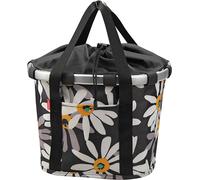 KLICKfix 0303MA Sac de ville Reisenthel Bikebasket margarite, 35x28x26cm,, noir/gris/orange