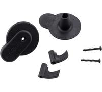 KLICKfix 0311 Fixe-corbeille I pour corbeille à mailles larges, par paire, noir (1 pièce)