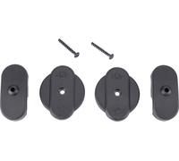 KLICKfix 0311A Fixe panier II pour panier à mailles serrées, noir (1 paire)