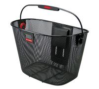 KLICKfix 0387KLIK Panier avant pour vélo Unilux 35x25x26cm, à mailles serrées, noir