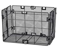 KlickFix Lenkerkorb Mini Korb Feinmaschig Panier de Guidon Unisexe, Noir, 19 x 29 x 20 cm