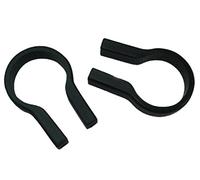 KlickFix Colliers de Rechange, Noir, 31,8 mm, 0211GP