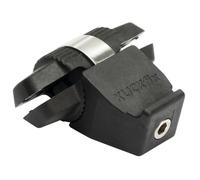 KlickFix Contour Sacoche de vélo pour Adulte Unisexe Noir Taille Unique, ∅ 6-7 mm