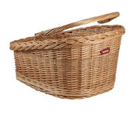 KlickFix Hinterrad-weidenkorb-2128053610 Mixte-Adulte, Noir, 47x37x26cm