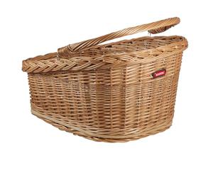 KlickFix Hinterrad-weidenkorb-2128053610 Mixte-Adulte, Noir, 47x37x26cm