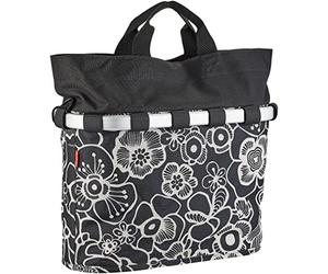 KlickFix Panier à vélo Ovale M Sac de Guidon Mixte-Adulte, Fleur, 17 Liter