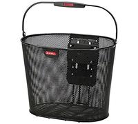 KLICKFIX Panier Oval Plus EF 2015 Panier pour Guidon, Noir, 25 x 36 x 27 cm