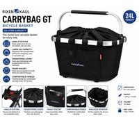 KLICKfix Reisenthel Carrybag GT UniKlip Panier De Vélo Twist Bleu 21L
