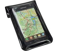 KlickFix Sac de Vélo, Sacoche pour Téléphone Unisex-Adult, Transparent/Noir, Taille Unique