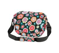 KlickFix Sacoches de Guidon Adulte Unisexe, Happy Flowers, 25X19X8Cm