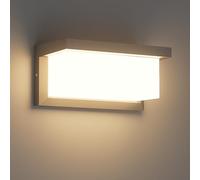 Klighten 24W LED Extérieure Applique Murale, 3000K, IP65 Applique murale étanche, Applique murale en aluminium pour l'intérieur, l'extérieur, la cour, etc. Anthracite