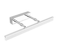 Klighten Lampe de miroir LED 12 W - Acier inoxydable - 180° réglable - Éclairage de salle de bain - Murale IP44 - Blanc froid 5500 K - 50 cm