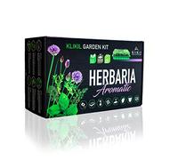 KliKil kits prêt-à-pousser Herbaria Aromatic- Le Kit jardinage professionnel avec 6 variétés de graines de herbes crée votre propre potager urbain. Cadeau original pour les hommes et les femmes