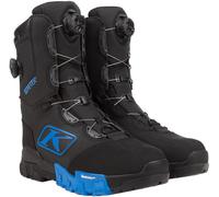 Klim Adrenaline Pro S GTX BOA Bottes de motoneige, noir/bleu, Taille 8