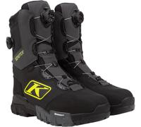 Klim Adrenaline Pro S GTX BOA Bottes de motoneige, noir/jaune néon, Taille 12