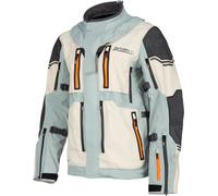 Klim Adventure Rally Gore-Tex Blouson textile de moto Enduro, Gris/menthe/orange, Taille M