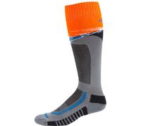 Klim Aggressor Vented Twoually, chaussettes S Gris/Orange Gris/Orange