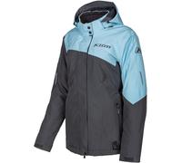 Klim Allure 2022 Veste de motoneige pour dames, Gris/bleu, Taille L