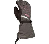 Klim Allure Gants pour dames noires, gris/noir/rose, Taille 2XL