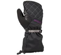 Klim Allure Mitten Gants pour dames noires, noir-rose, taille XS pour femmes