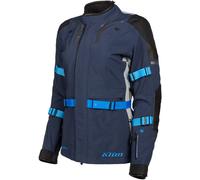 Klim Altitude 2023 Veste textile de moto, bleu foncé/noir, Taille S