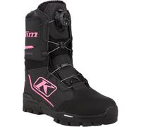 Klim Aurora GTX BOA 2023 Bottes de motoneige pour dames, noir/rose, Taille 8
