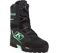 Klim Aurora GTX BOA 2023 Bottes de motoneige pour dames, noir/vert, Taille 6