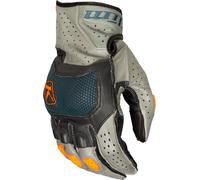 Klim Badlands Aero Pro, gants courts XXL Gris/Gris Foncé/Pétrole/Orange Gris/Gris Foncé/Pétrole/Orange