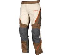 Klim Badlands Pro, pantalon textile Gore-Tex Court 34 Marron Clair/Beige/Gris/Orange Marron Clair/Beige/Gris/Orange