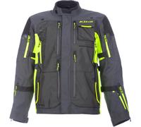 Klim Badlands Pro, veste textile Gore-Tex M Gris Foncé/Jaune Néon Gris Foncé/Jaune Néon