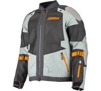 Klim Baja S4 Enduro Mesh Blouson textile de moto, gris-vert-orange, taille M pour homme