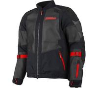 Klim Baja S4 Enduro Mesh Blouson textile de moto, noir-rouge, taille 2XL pour homme