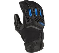 Klim Baja S4 Gants de moto perforés, noir/bleu, Taille 2XL