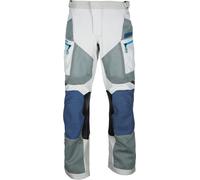 Klim Baja S4, pantalon en textile 30 Gris Clair/Bleu Foncé/Bleu Gris Clair/Bleu Foncé/Bleu